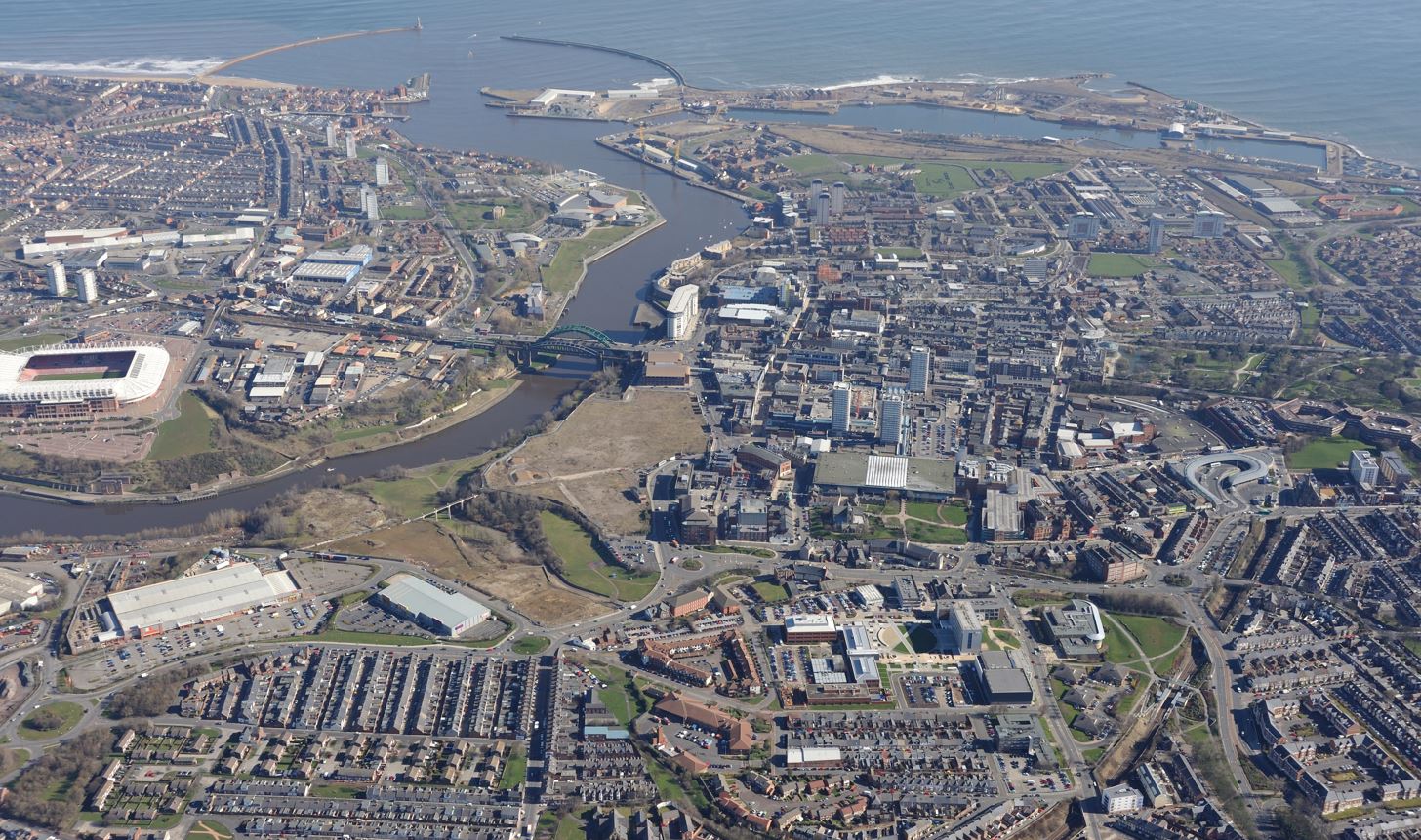 aerial image of Sunderland