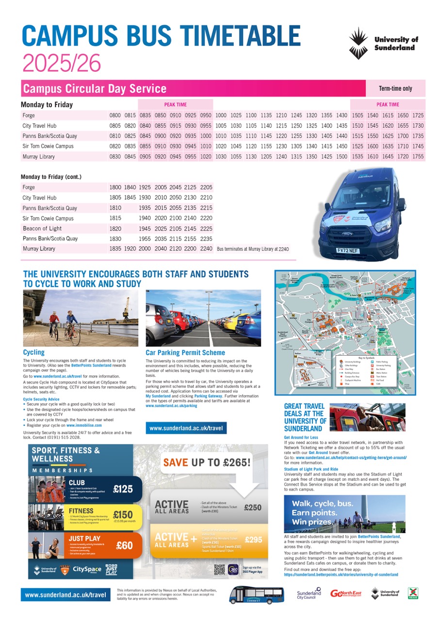 Bus Timetable 2025-26