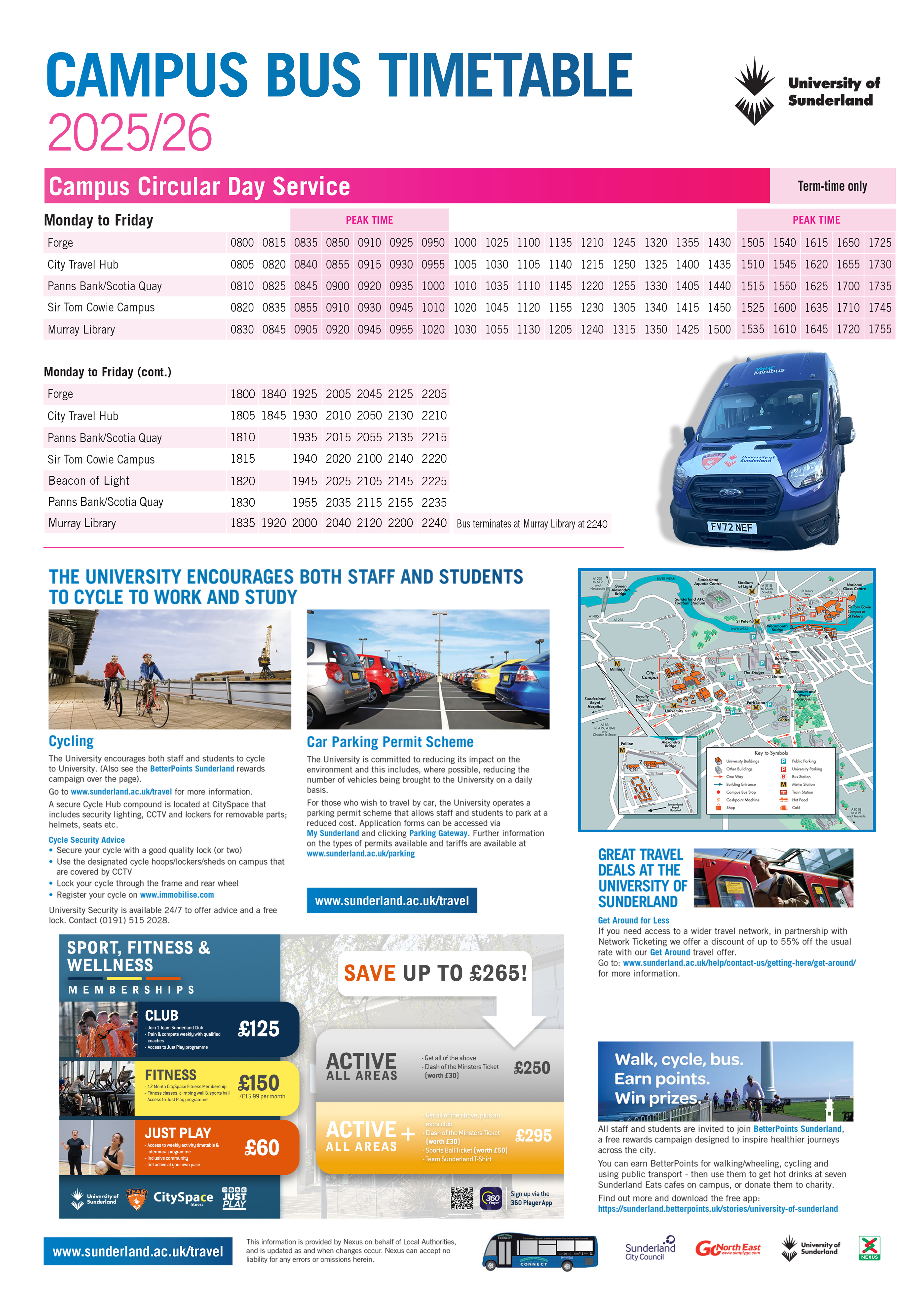Bus Timetable 2025-26 NEW