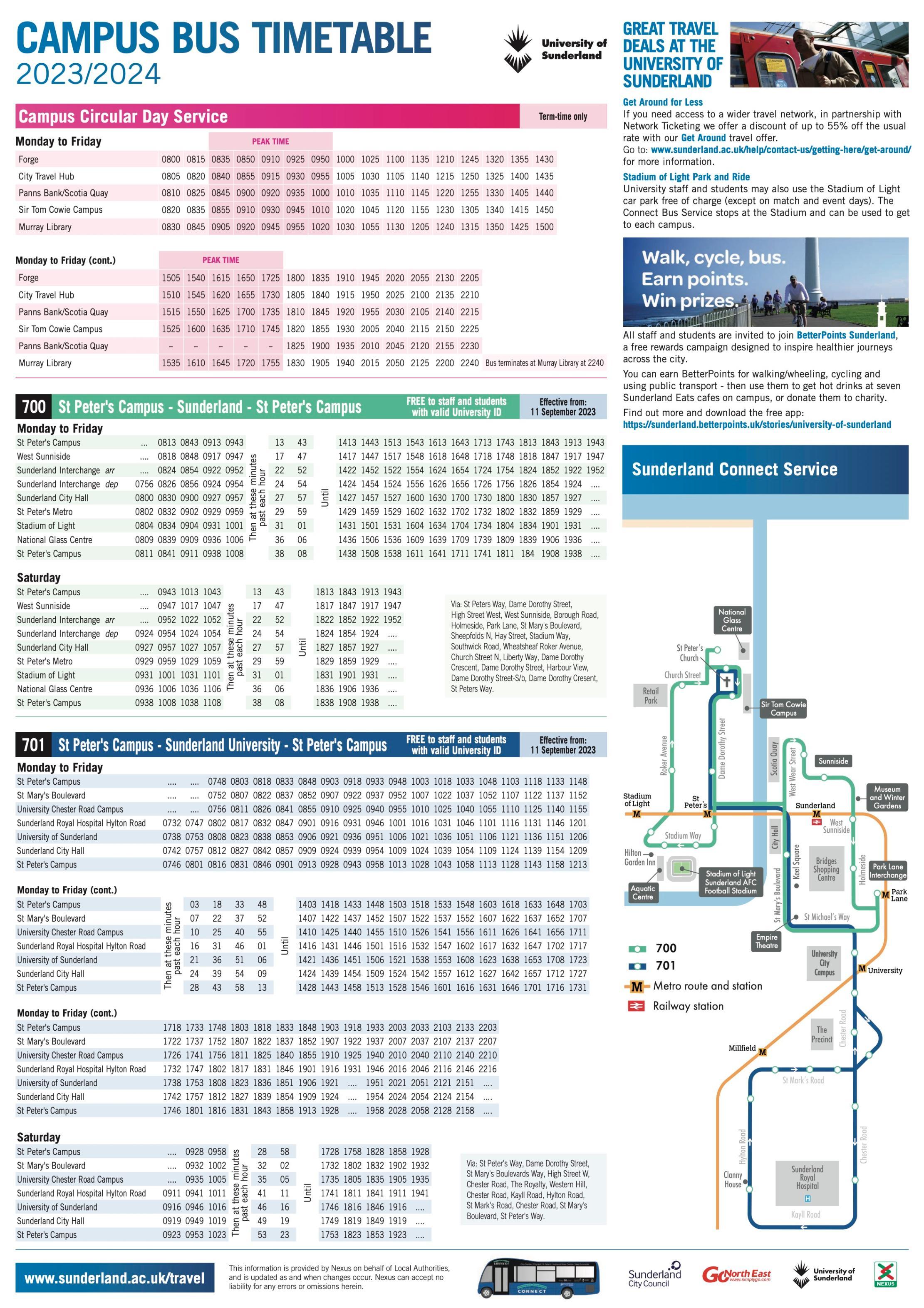 Transport Timetable 2023-24