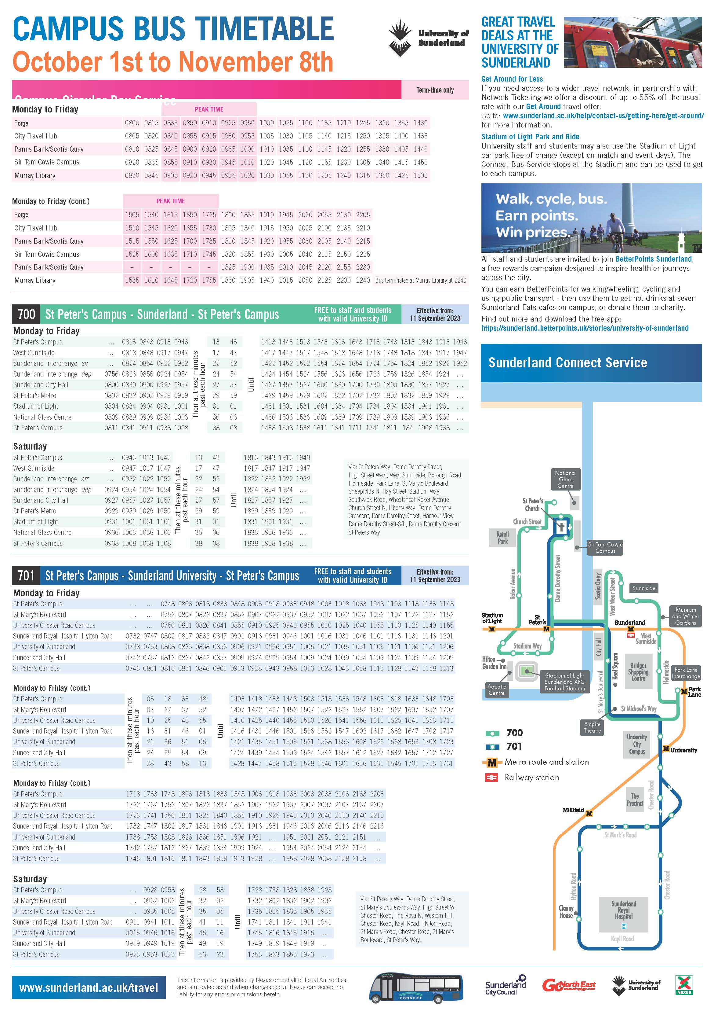 Bus Timetable Nov 24