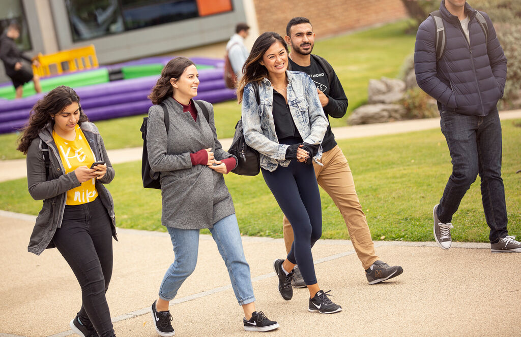 Walking Students